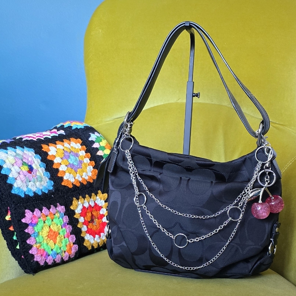 Coach Signature Canvas Convertible Duffel (15067)